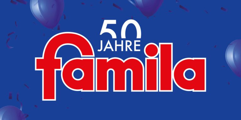 50 Jahre famila-Logo